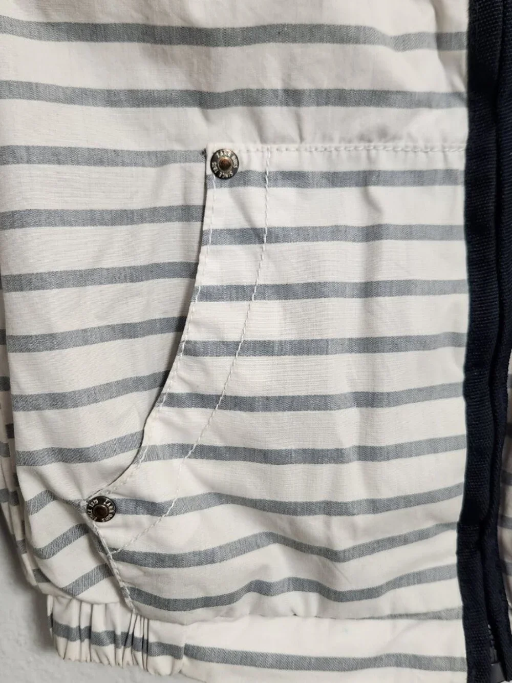 Zara Boys | Kid's Nautical Stripe Seafarer Rain Jacket Hood 6/7 - Picture 3 of 6